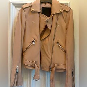 Amaryllis leather moto new with tags xs